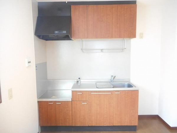 キッチン　２口コンロ設置可！