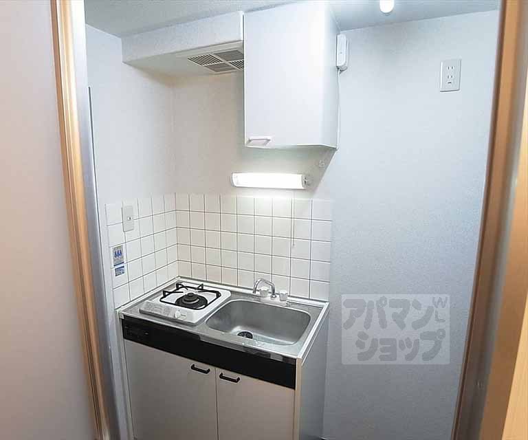 キッチン　１口ガスコンロ付きのキッチンです。