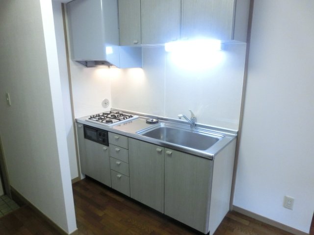 キッチン　お料理しやすいキッチンでコンロ付きです