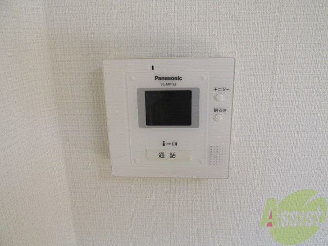 セキュリティ　モニター付で防犯バッチシ。