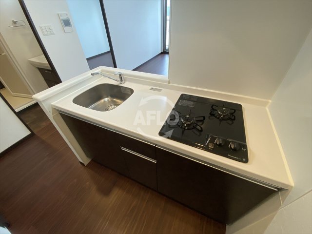 キッチン　スプランディッド安土町　2口ガスシステムキッチン