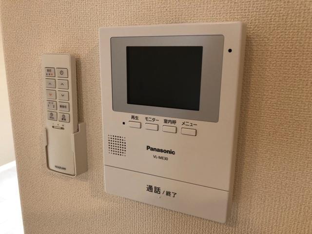 セキュリティ　ＴＶモニターフォンでセキュリティばっちり！