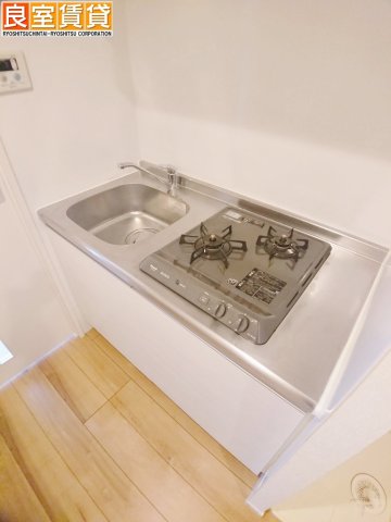 キッチン　ガス２口コンロ