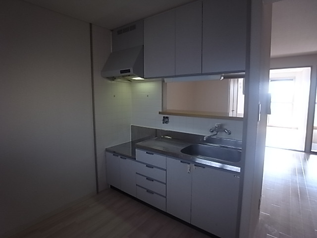 キッチン　ガスコンロ設置型のキッチン