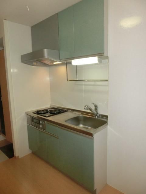 キッチン　２口ガスコンロシステムキッチン