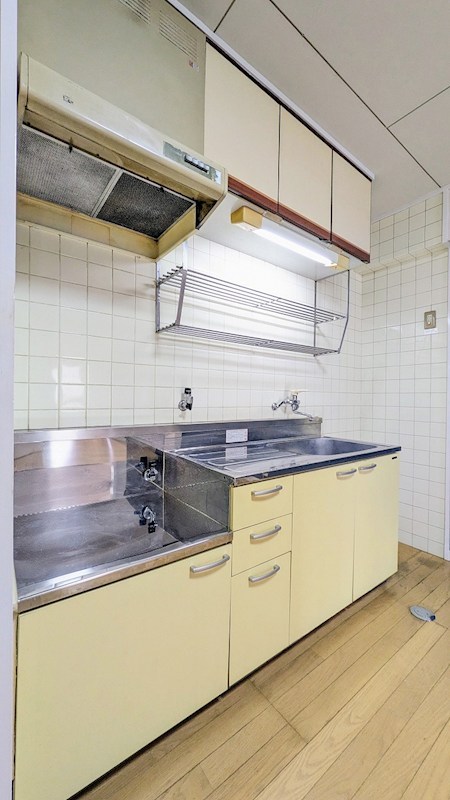 キッチン　ガスコンロ設置可