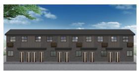 建物外観　完成イメージ（只今建設中です）