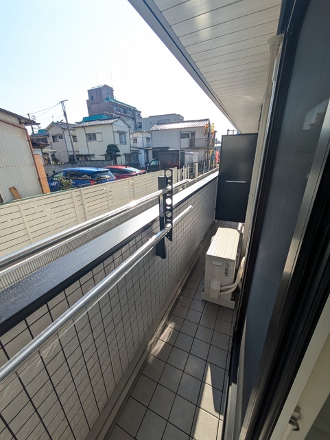 バルコニー　竣工検査時の写真です（２０２６．２．１４）