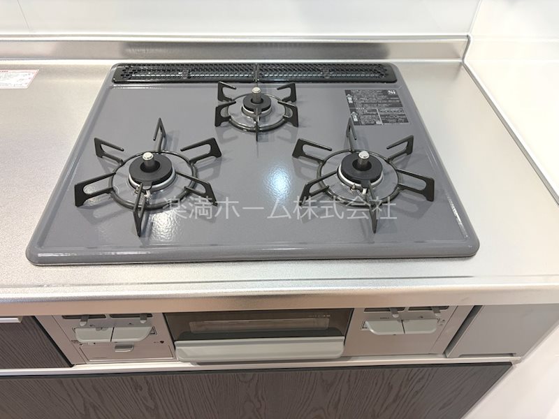 その他　3口ガスシステムキッチン♪