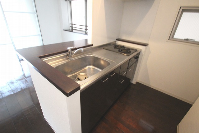 キッチン　同物件、別号室のものです。