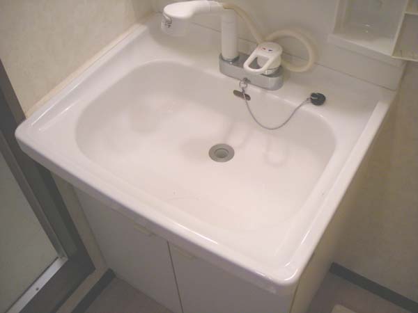 洗面設備　広い洗面スペース