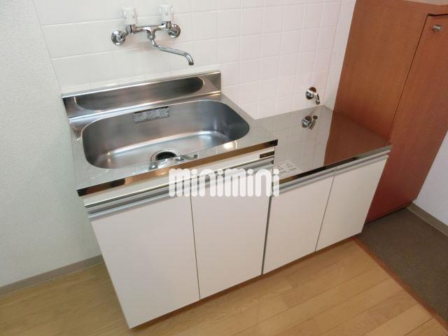 キッチン　２口ガスコンロ設置可能です