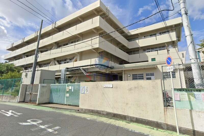 小学校　吹田市立江坂大池小学校（小学校）まで681m