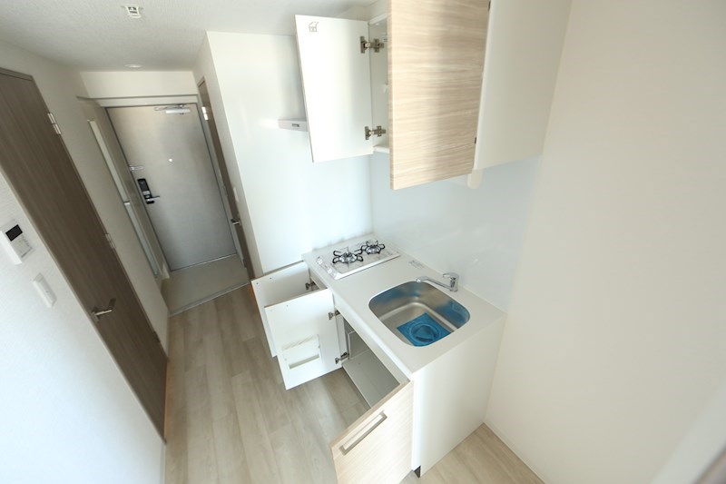 キッチン　システムキッチン（ガス2口コンロ付）