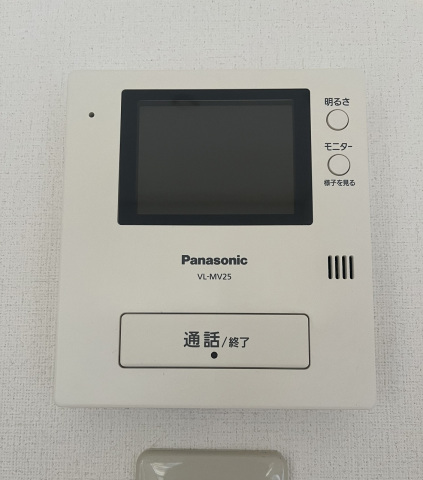 セキュリティ　来客者が見えるモニターホンで安心！