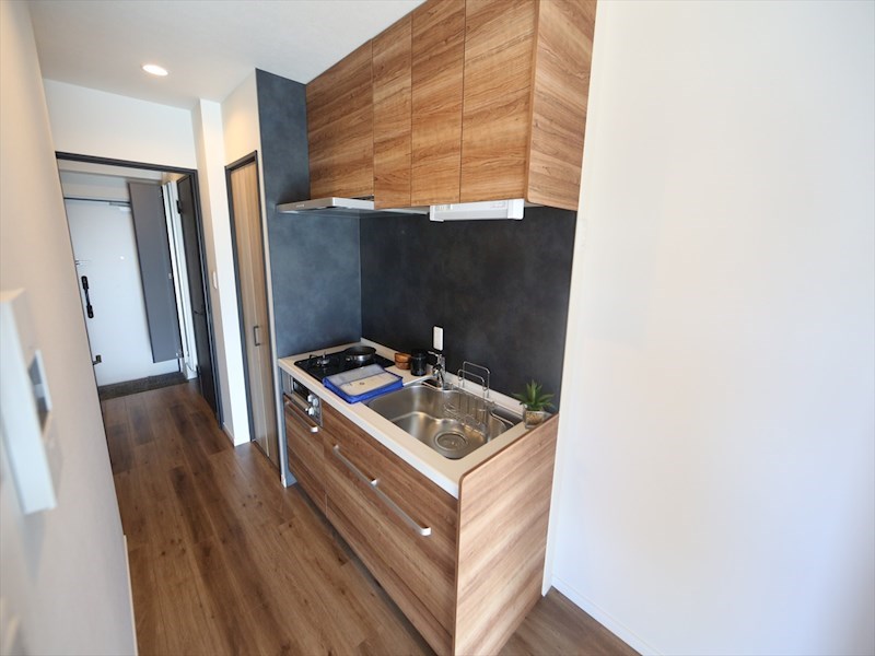 キッチン　システムキッチン（ガス2口コンログリル付）