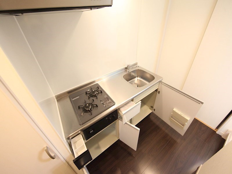 キッチン　システムキッチン（ガス2口コンロ付）　イメージ写真