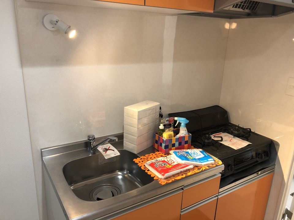 キッチン　シングルレバー混合栓で温度調整も楽ちん！