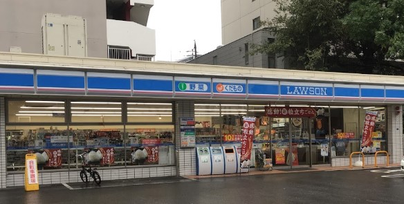 コンビニ　ローソン 中区瓦町店（コンビニ）まで287m