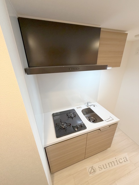 キッチン　２口システムキッチンでお料理楽しく♪♪