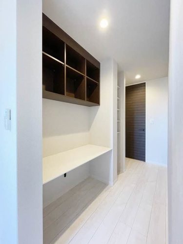 収納　ワークスペースを設けています