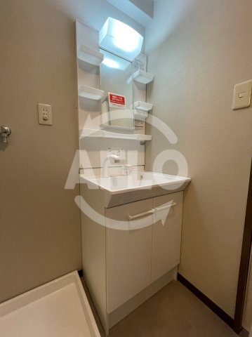 洗面設備　スカイハイム大喜　独立洗面台