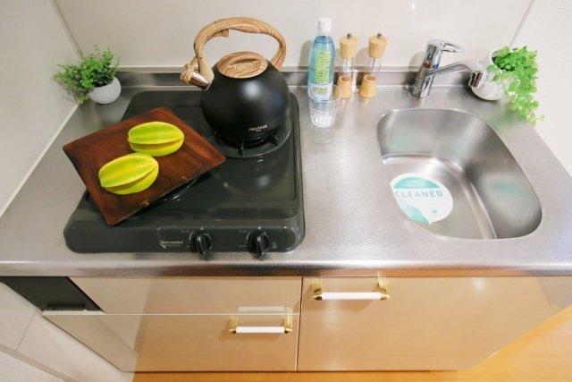 キッチン　★二口コンロ、システムキッチン★