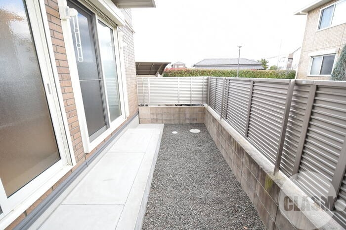 バルコニー　南向きです♪