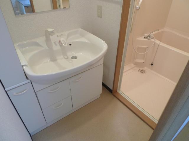 洗面設備　※同タイプ部屋の写真です。