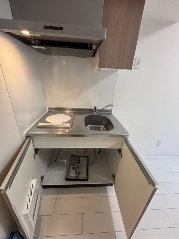 キッチン　コンパクトなキッチンで掃除もラクラク