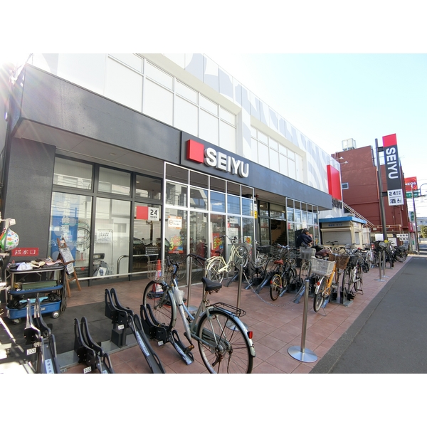 スーパー　西友　中河原店（スーパー）まで454m