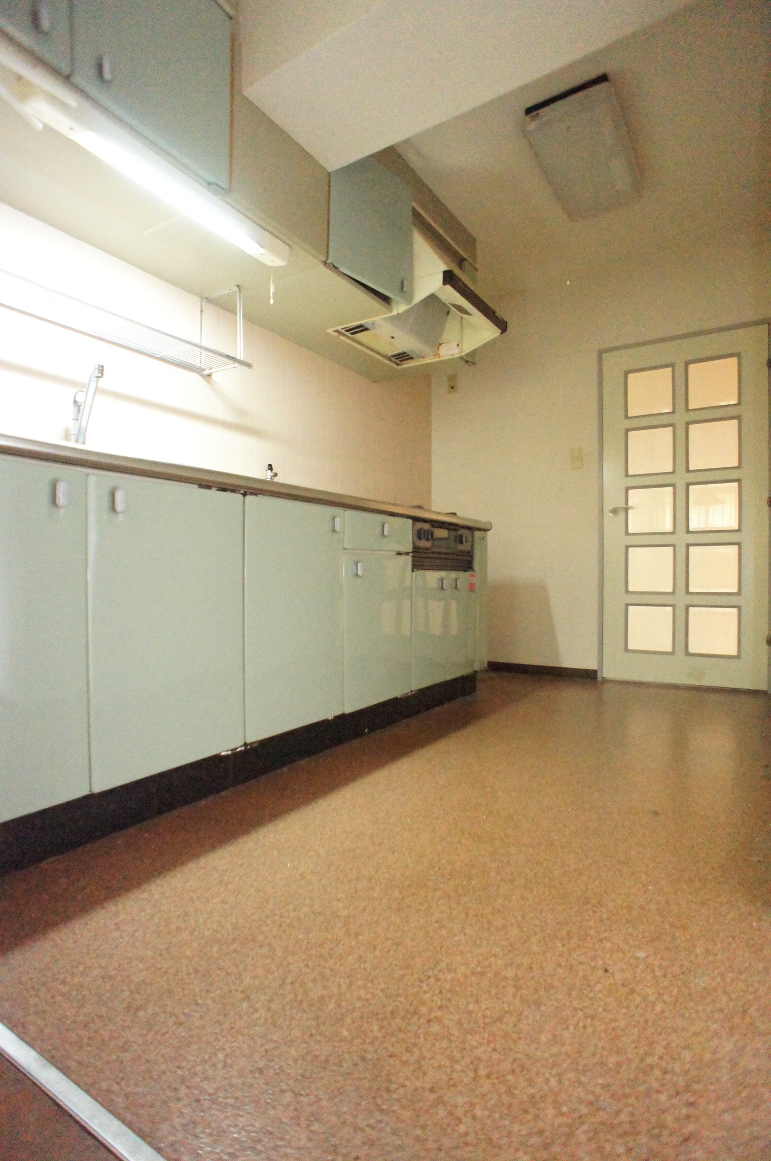 キッチン　２口ガスコンロシステムキッチン～都市ガス仕様！