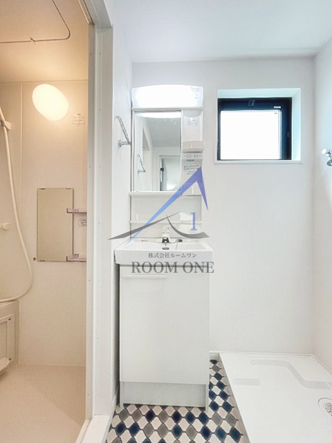 洗面設備　洗面台です。