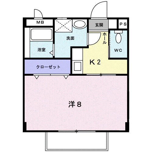 ミレニアムハイツの間取り写真