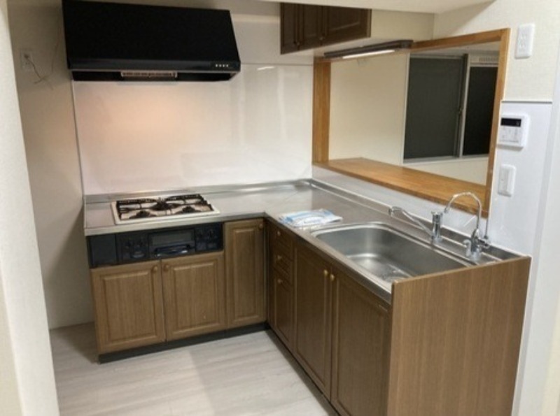 キッチン　図面と現状に相違がある場合には現状を優先