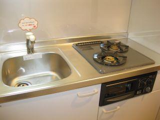 キッチン　２口のコンロ