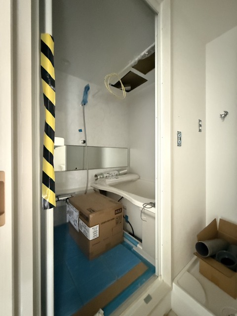 バス・シャワールーム　建設中、参考画像。現況優先。