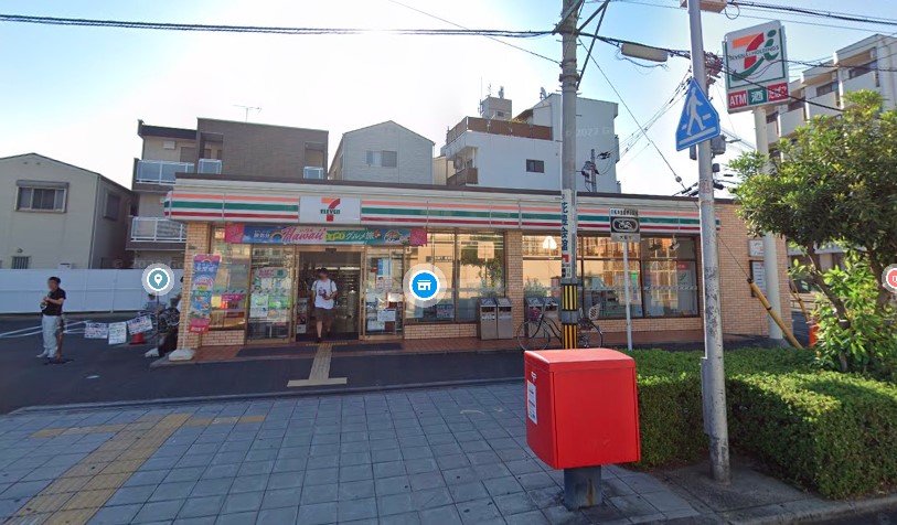 コンビニ　セブンイレブン 阪急下新庄駅前店（コンビニ）まで376m
