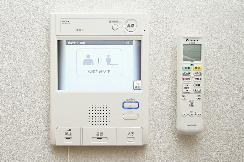 セキュリティ　モニター付きオートロック完備