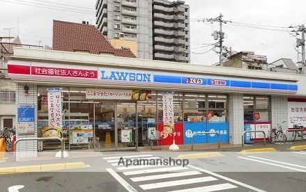 コンビニ　ローソン福山大黒座店（コンビニ）まで100m