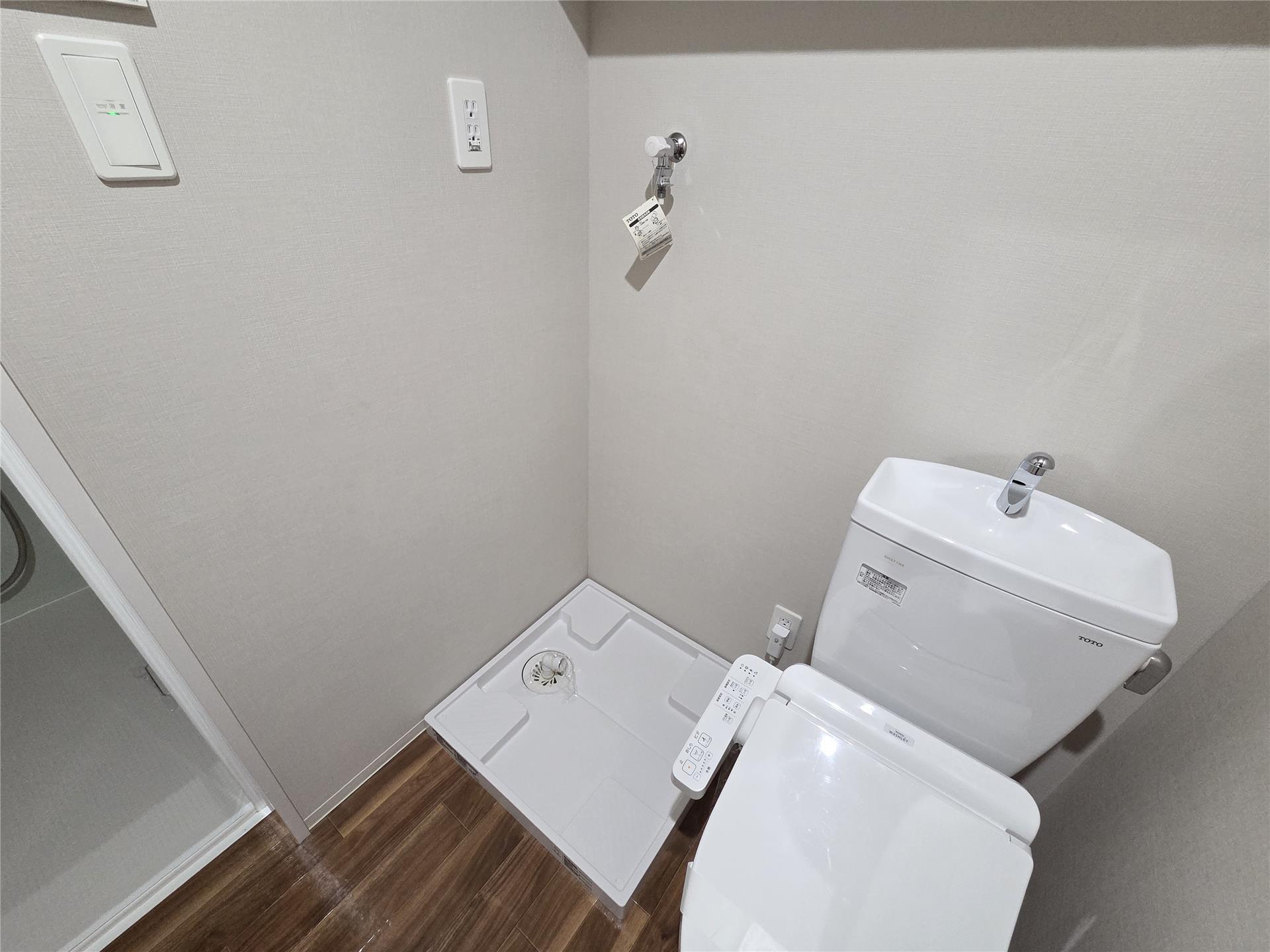 その他設備　雨の日も安心して洗濯物を干せる室内物干し付き♪