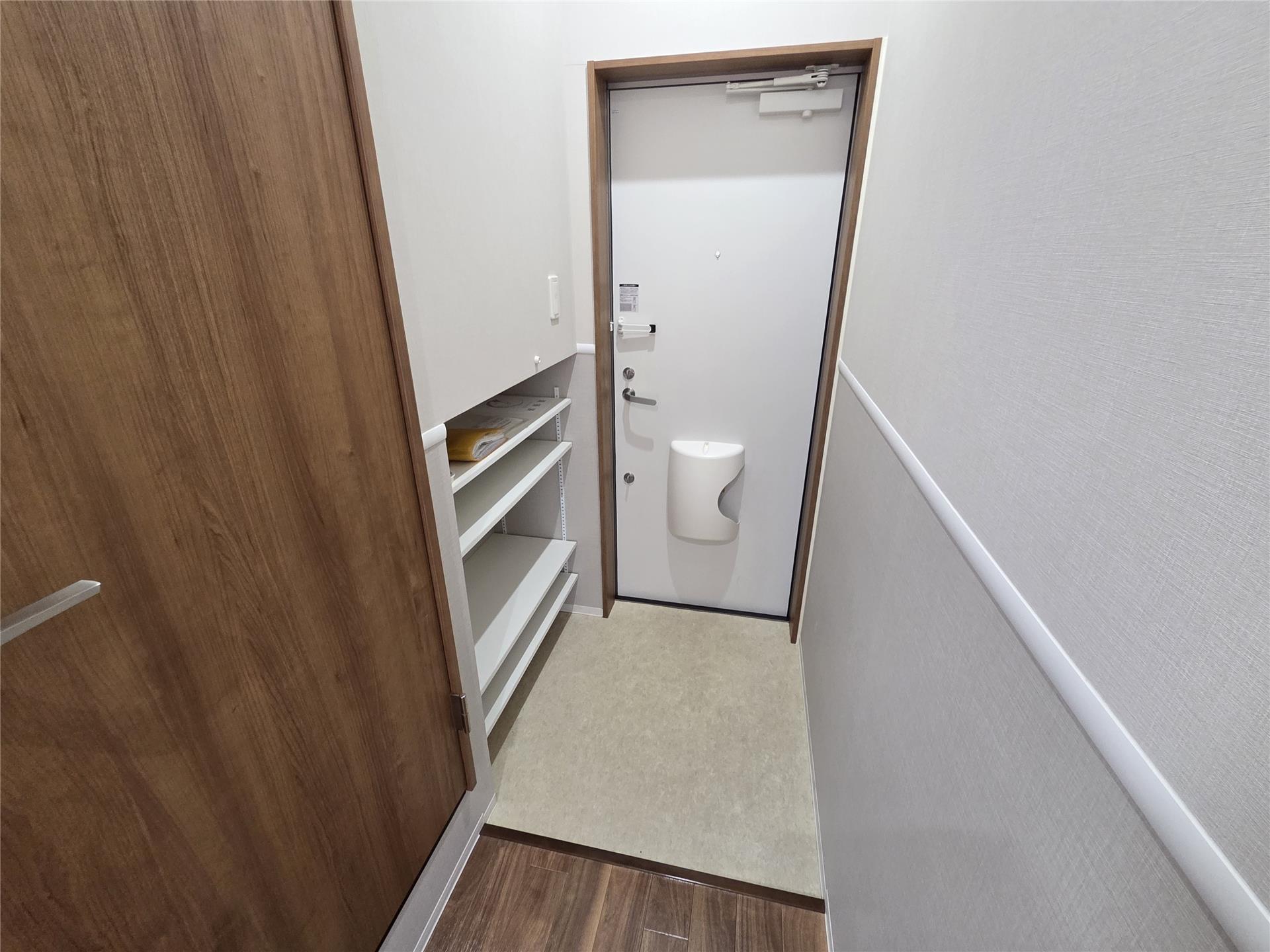 玄関　すぐに取出し可能のオープンシューズボックス♪