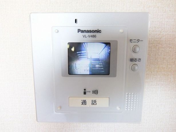 セキュリティ　モニター付きインターホンです