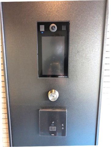 セキュリティ　タッチキーのモニター付きオートロックセキュリティです