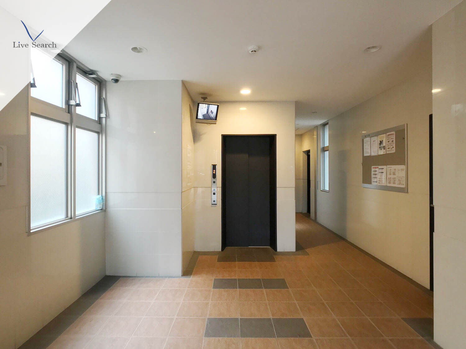 ロビー　建物の内部です