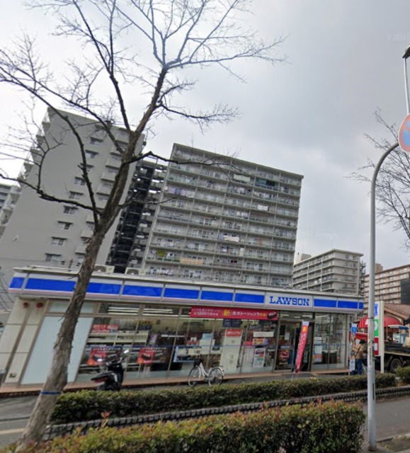 コンビニ　ローソン西岩田店・街のホットステーション♪♪（コンビニ）まで488m