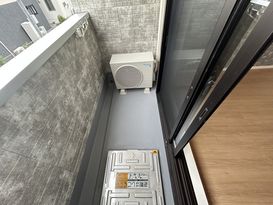 バルコニー　※別部屋の写真です