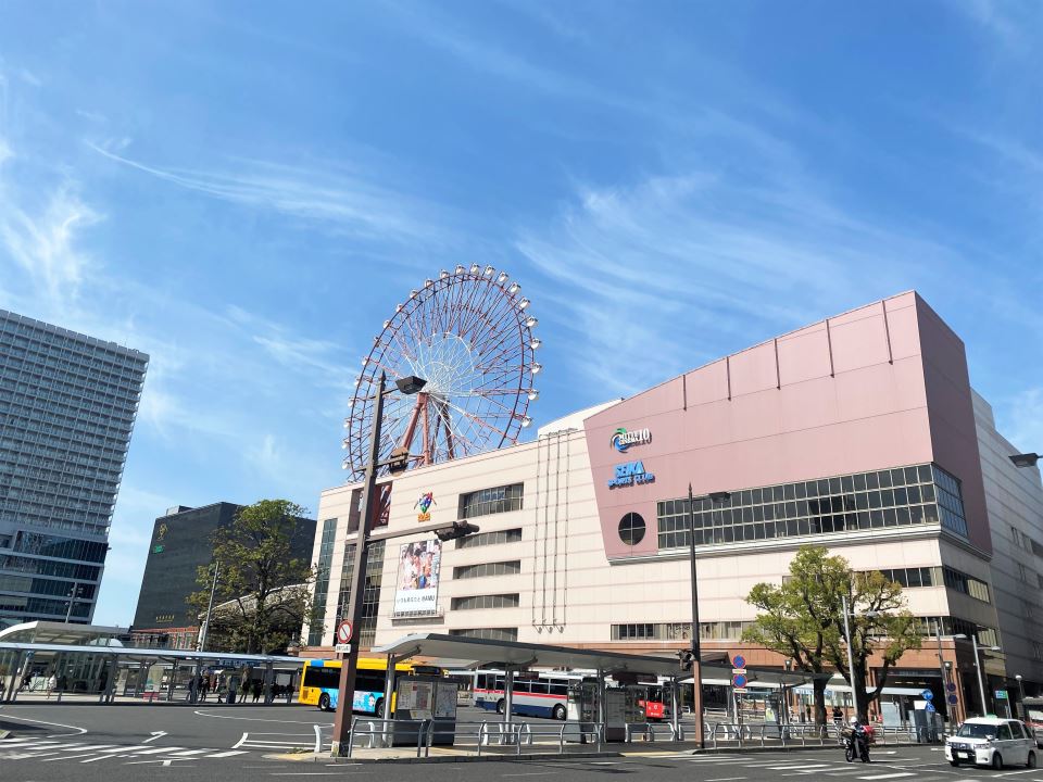 ショッピングセンター　アミュプラザ鹿児島（ショッピングセンター）まで850m