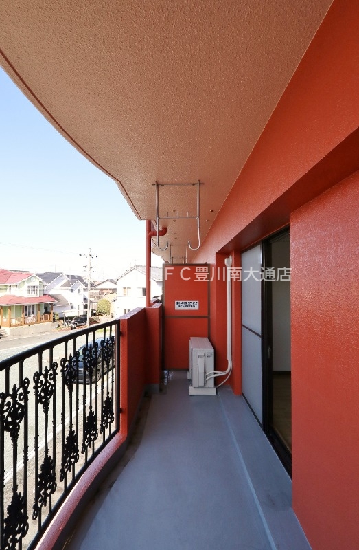 バルコニー　同型別部屋写真