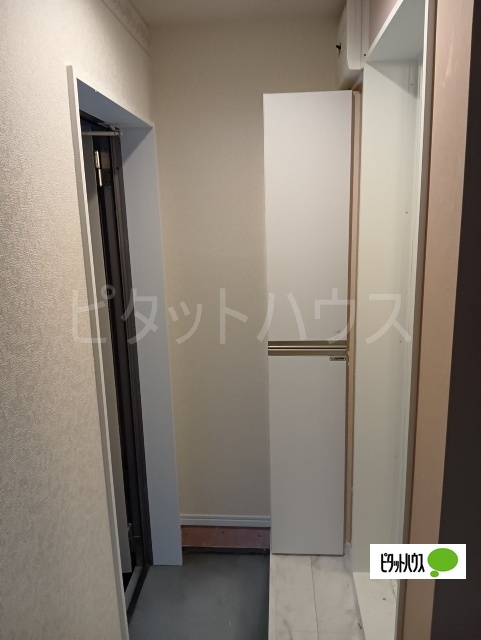 収納　建築中の画像です